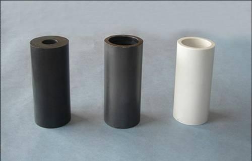 How is a white filled PTFE tube different from a pure PTFE tube?